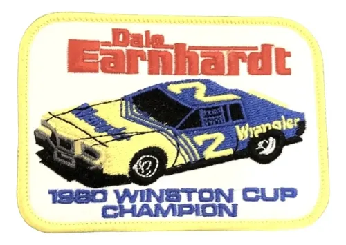 Parche Bordado Vintage Style Nascar Racing - A Pedido_exkarg Amarillo