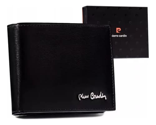 Billetera Classic Elegant Pierre Cardin - A Pedido_exkarg Negro