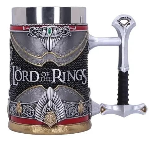 Jarra De Cerveza Lord Of Rings - A Pedido_exkarg Gris
