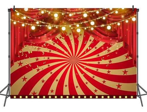 Fondo Fotrografico Red Carnival - A Pedido_exkarg Circo