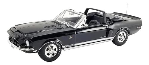 Auto 1968 Shelby Gt500 Kr Convertible 1/18 - A Pedido_exkarg Negro