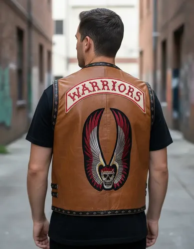 Chaleco The Warriors Movie - A Pedido_exkarg Marrón