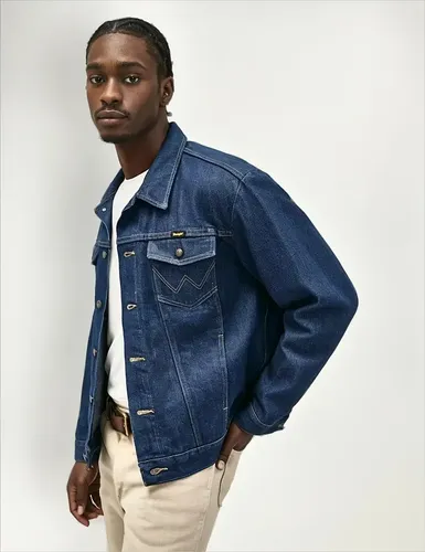 Campera Cowboy Cut Unlined Denim - A Pedido_exkarg Azul 38