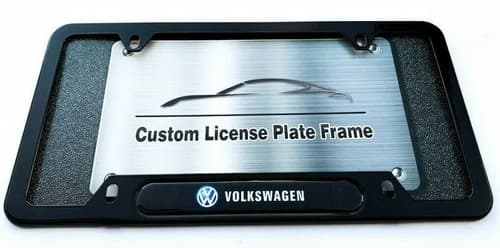 Porta Patente Black Frame Volkswagen - A Pedido_exkarg Negro