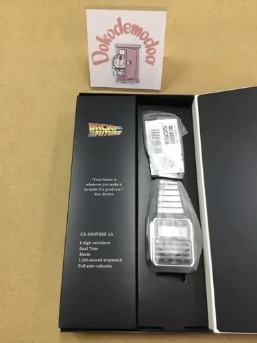 Reloj Casio Classic Regreso Al Futuro - A Pedido_exkarg Plateado