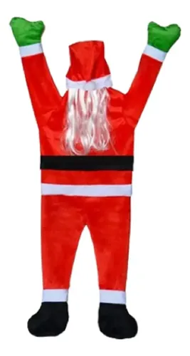 Adorno Papa Noel Colgante - A Pedido_exkarg Rojo