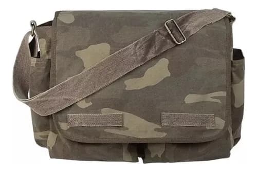 Morral Rothco Vintage Style Washed - A Pedido_exkarg Marrón X