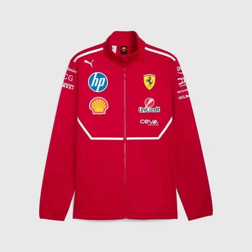 Campera Ferrari F1 Team Softshell 2025 - A Pedido_exkarg Rojo 38