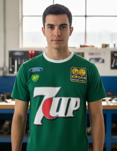 Remera 1991 Michael Schumacher F1 - A Pedido_exkarg Verde 38