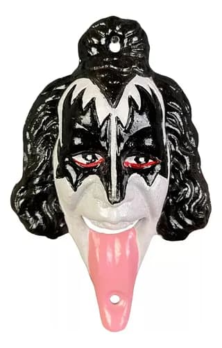 Destapador De Botellas Kiss Simmons - A Pedido_exkarg Negro
