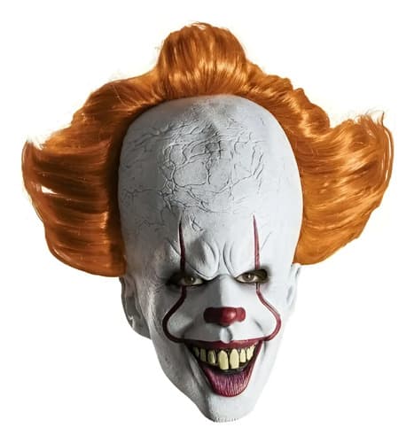 Mascara Oficial It Pennywise - A Pedido_exkarg Blanco