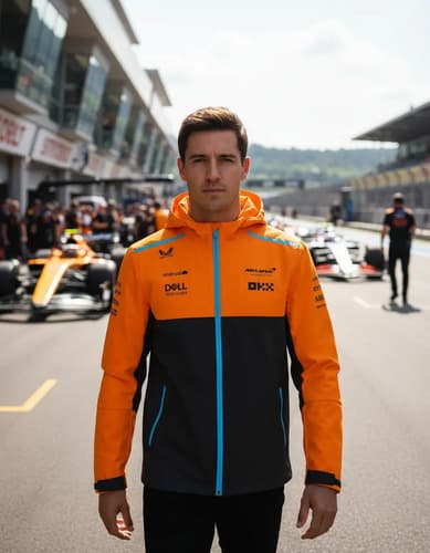 Campera De Lluvia Mclaren F1 Team 2023 - A Pedido_exkarg Naranja Xxx