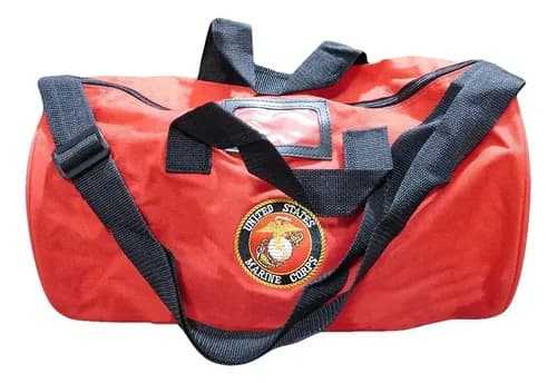 Bolso Us Marine Corps Emblems Red - A Pedido_exkarg Rojo