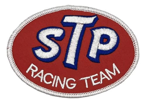 Parche Bordado Stp Racing Oil Gas - A Pedido_exkarg Rojo