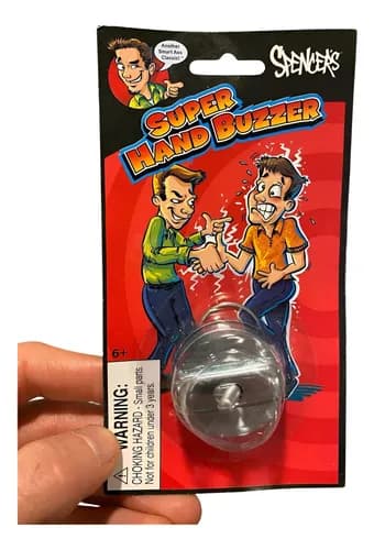 Juego De Broma Timbre Metalico De Mano - A Pedido_exkarg Plateado