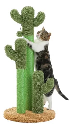 Rascador Para Gatos Cactus - A Pedido_exkarg Verde