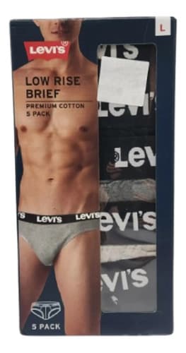 Pack Slips Levis Logo Original - A Pedido_exkarg Negro 38