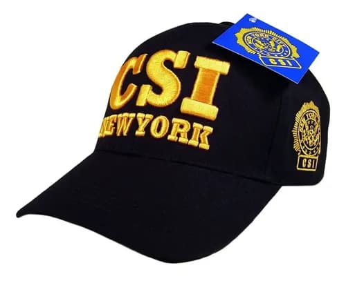 Gorra Csi Original New York - A Pedido_exkarg Azul Adulto Ajustable