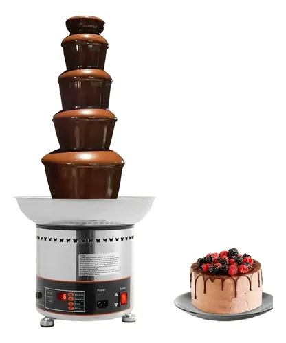 Fuente Chocolate Digital De 5 Niveles - A Pedido