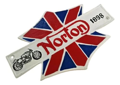 Cartel Decorativo Manx Norton Motorcycle - A Pedido_exkarg X