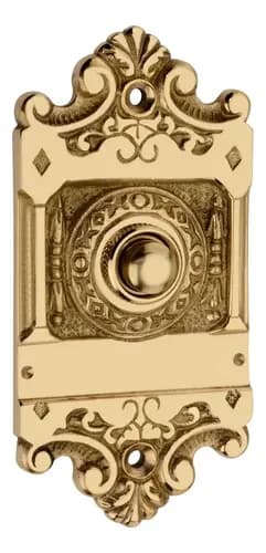 Pulsador Timbre Ornate Victorian - A Pedido_exkarg Bronce