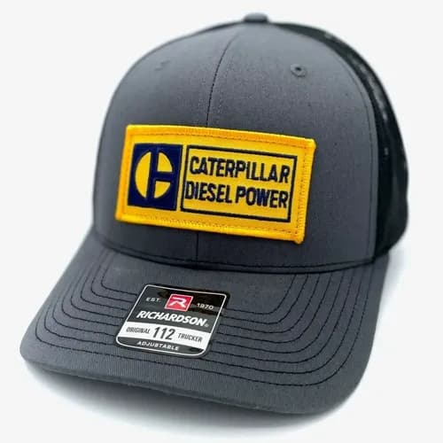 Gorra Caterpillar Diesel Power Block - A Pedido_exkarg Gris Xxx
