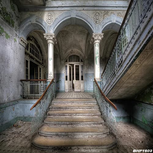 Fondo Fotografico Escalera Tenebrosa - A Pedido_exkarg Escalera