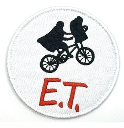 Parche Bordado E.t. 80s Classic Movie - A Pedido_exkarg Blanco