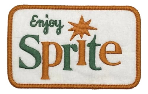 Parche Sprite Cola Patch Retro - A Pedido_exkarg Blanco