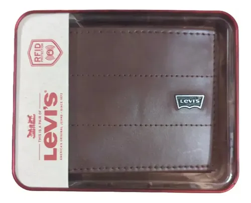 Billetera Levi's 31lp220z07 Men's - A Pedido_exkarg Marrón