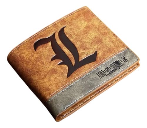 Billetera Anime Death Note L - A Pedido_exkarg Marrón