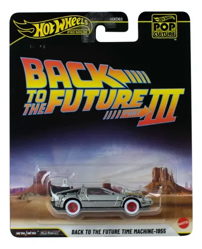 Hot Wheels Premium Pop Culture Back To The Future Iii Time M Plateado