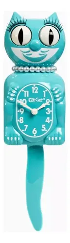 Reloj De Pâred Lady Kit Kat Blue - A Pedido_exkarg Turquesa