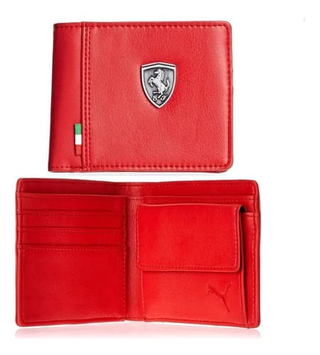 Billetera Puma Ferrari Red Bifold - A Pedido_exkarg Rojo X