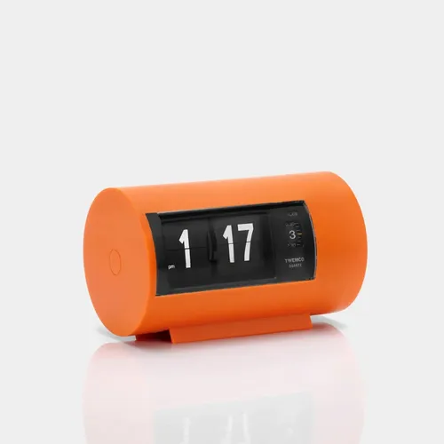 Reloj Analogico Con Alarma Twemco - A Pedido_exkarg Naranja
