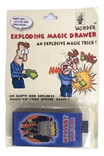 Caja Magica Explosiva De Broma - A Pedido_exkarg Azul