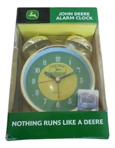 Reloj Despertador John Deere - A Pedido_exkarg Verde