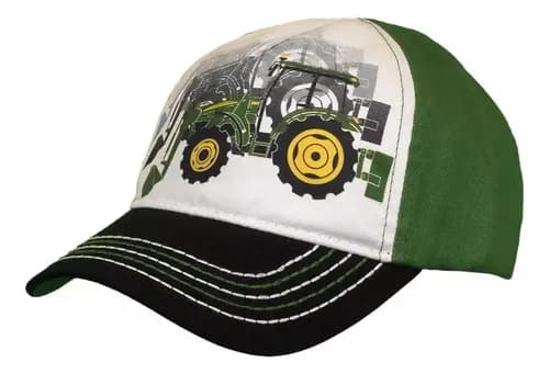 Gorra De Niños John Deere Tractors - A Pedido_exkarg Verde M