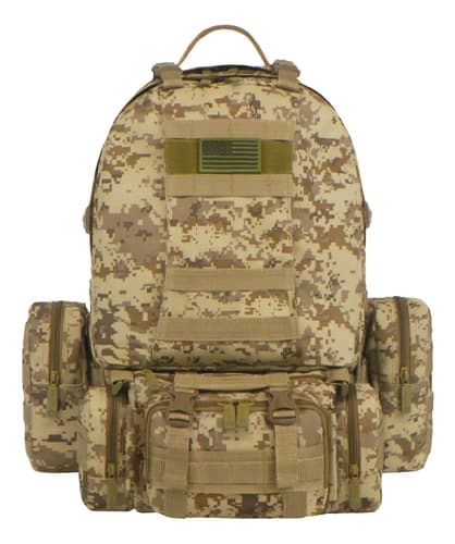 Mochila East West Usa Molle - A Pedido_exkarg Marrón X