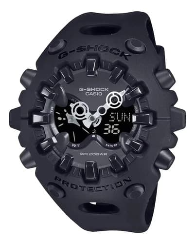 Reloj Casio G-shock Ga-v01 Analógico-digital Para Hombre Con Correa Negra Negro