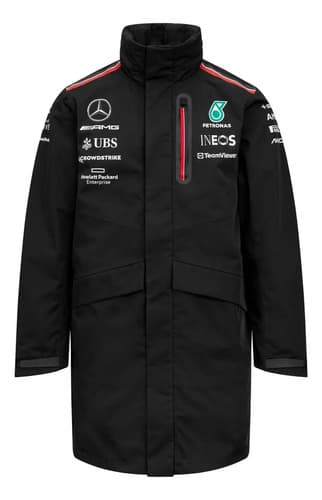 Campera Lluvia Mercedes Amg Petronas F1 - A Pedido_exkarg Negro 38