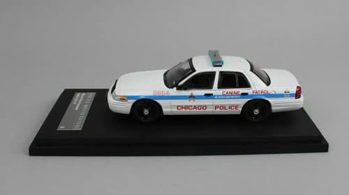 Auto 1:64 Chicago Police Ford Crown - A Pedido_exkarg Blanco