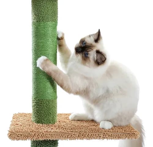 Rascador Para Gatos + Hamaca - A Pedido_exkarg Verde