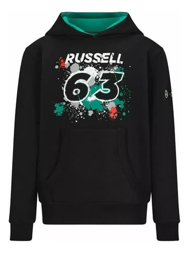 Buzo Original Mercedes George Russell - A Pedido_exkarg S Negro