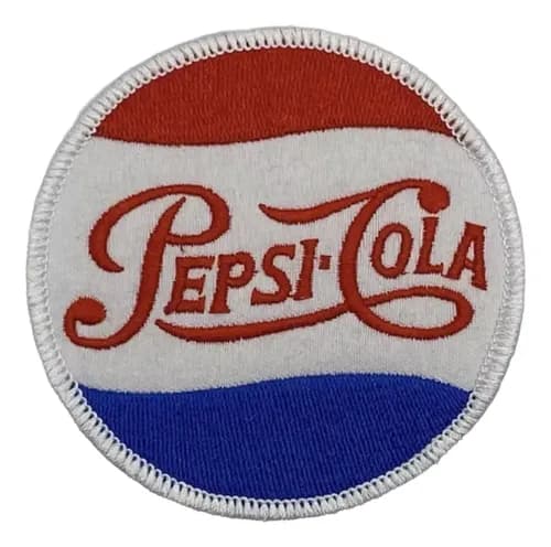 Parche Bordado Pepsi Cola Patch Retro - A Pedido_exkarg Rojo