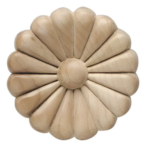 Adorno Madera Flor P/ Muebles - A Pedido_exkarg Madera
