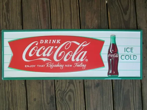 Cartel Coca-cola Steel Retro Original - A Pedido_exkarg 111
