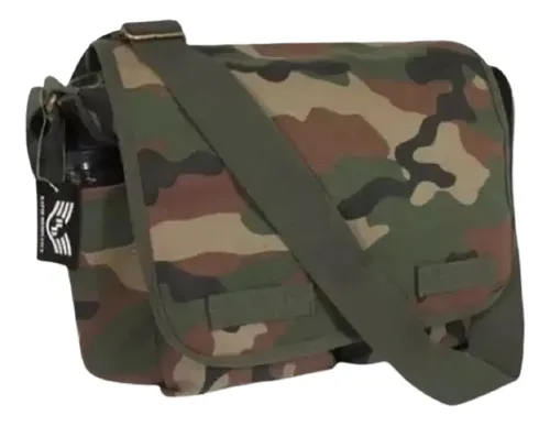 Cartera Morral Military Messenger - A Pedido_exkarg Marrón X