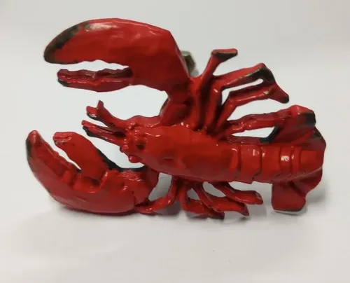 Tirador De Armario Langosta Roja Desgastada - A Pedido Rojo
