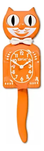 Reloj De Pared Kit Kat Orange - A Pedido_exkarg Naranja